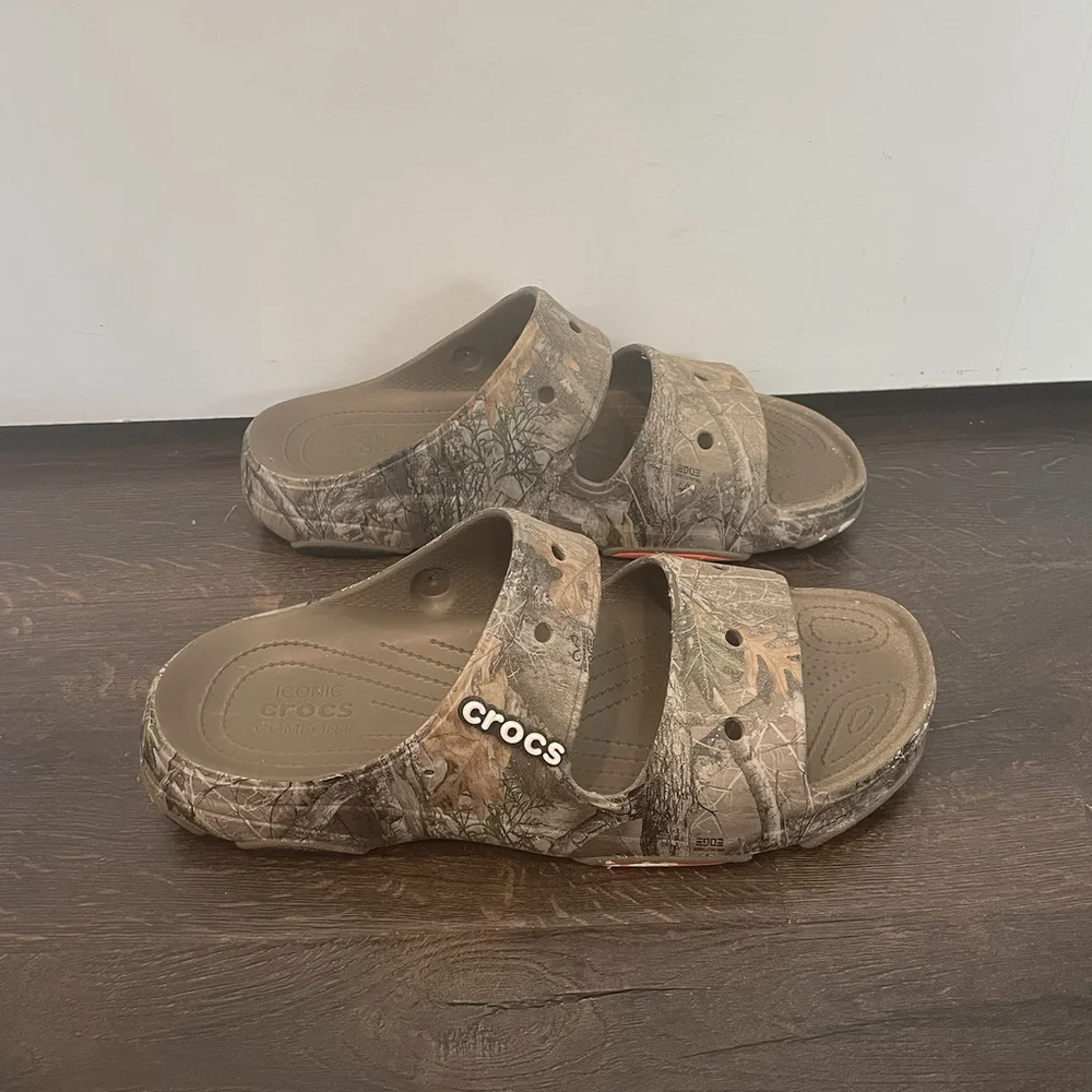 Crocs Classic All Terrain Realtree Edge Men Slip On Sandals Shoes Size 13